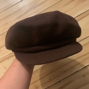Vintage brown Kangol wool Newsboy Cap